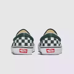 TENIS VANS SLIP ON COLOR THEORY CHECKERBOARD SCARAB - loja online