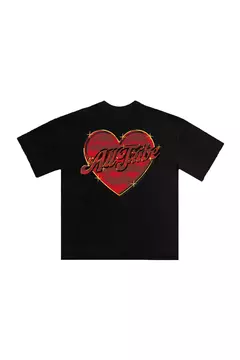 CAMISETA ALLTRIBE OVERSIZED LOVE PRETA