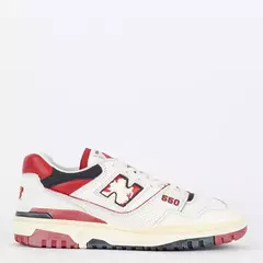 TENIS NEW BALANCE 550 BEGE VERMELHO