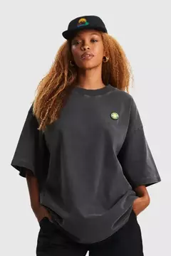 CAMISETA BAW OVERSIZED SUN X SMILEY PRETO na internet