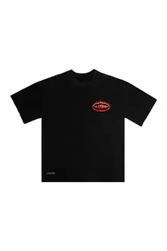 CAMISETA ALLTRIBE OVERSIZED FLAME PRETA - comprar online