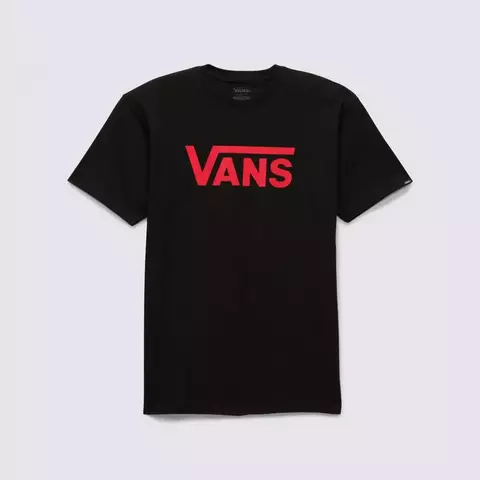 CAMISETA VANS CLASSIC BLACK REINVENT RED