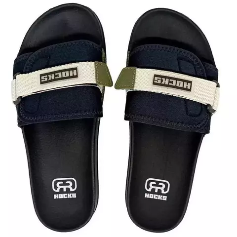 CHINELO SLIDE HOCKS BRAVO BLACK FOREST