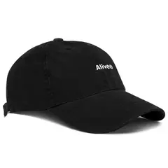 BONÉ ALIVE LOGO STRAPBACK PRETO