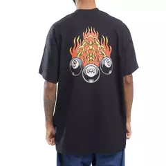 CAMISETA OVERSIZED HOCKS BOLA 8 PRETO
