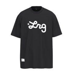 CAMISETA OVERSIZED LRG WESTERN SCRIPT KNIT BLACK - comprar online