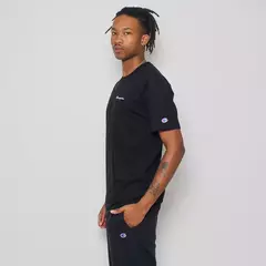 CAMISETA CHAMPION ATH SCRIPT LOGO INK BLACK na internet