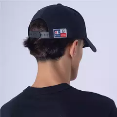 BONE CHAMPION SCRIPT SNAP BLACK - loja online