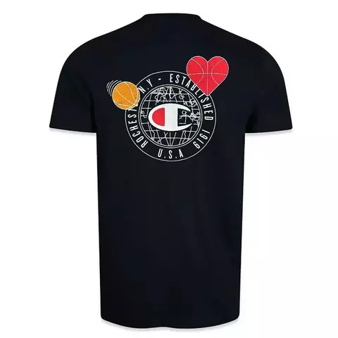 CAMISETA CHAMPION MC BASKETBALL WORLD BLACK
