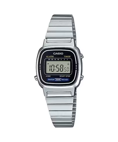 RELOGIO CASIO VINTAGE DIGITAL LA670WA-1DF