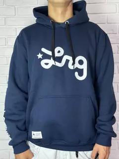 MOLETOM CANGURU LRG LIFTED SCRIPT HOODIE MARINHO - comprar online