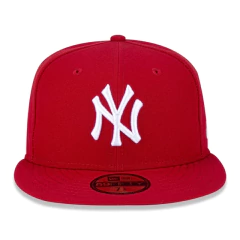 BONE NEW ERA 5950 WHITE ON SCARLET NEYYAN VERMELHO NEPERBON034 7 1/2 59.6 - comprar online