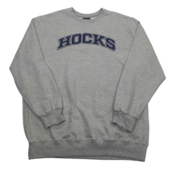 MOLETOM HOCKS CARECA TEAM MESCLA CINZA