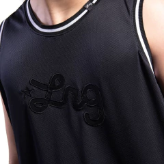 REGATA LRG ESPECIAL CURSIVE MESH TANK PRETO - comprar online