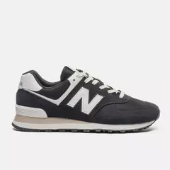 TENIS NEW BALANCE 574 PRETO BEGE CLARO - comprar online
