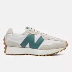 TENIS NEW BALANCE 327V1 BRANCO OFF/VERDE ESCURO