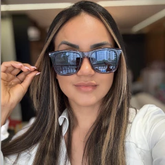 Óculos De Sol Carenza Azul - comprar online