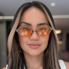 Óculos De Sol Carneiros Chumbo Laranja - comprar online