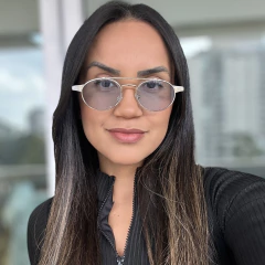 Óculos De Sol Zuma Azul Claro - comprar online