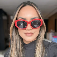 Óculos De Sol Holly Vermelho - comprar online