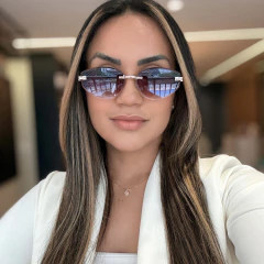 Óculos De Sol Maison Rosa Degradê - comprar online