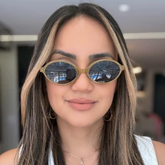 Óculos De Sol Carneiros Mostarda - comprar online