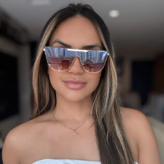 Óculos De Sol Hercules Marrom Degradê - comprar online