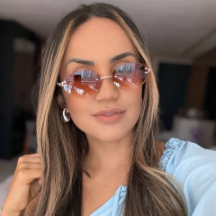 Óculos De Sol Florence Marrom Degradê - comprar online