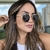 Óculos De Sol Charlotte Dourado e Preto - comprar online