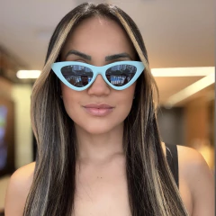 Óculos De Sol Rubi Azul Piscina Fosco - comprar online