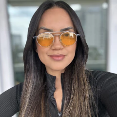 Óculos De Sol Zuma Prata e Amarelo - comprar online