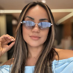 Óculos De Sol Zion Azul Degradê - comprar online