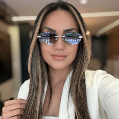 Óculos De Sol Maison Verde Degradê - comprar online