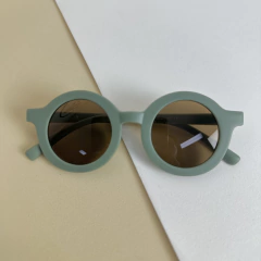 Óculos De Sol Kids Marfim Verde Menta Fosco