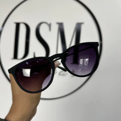 Óculos De Sol Sidney Preto Degradê Fosco