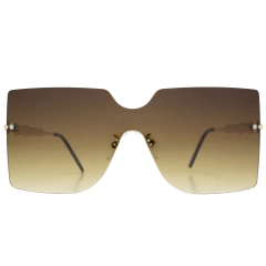 Óculos De Sol Thayla Marrom Degradê