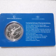Moeda De 2 Reais De 2007 no Blister Cuproníquel - XV Jogos Pan-americanos - Rio 2007 - FC - comprar online