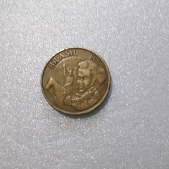 Moeda de 10 Centavos de 2000 Aço Banhado de Bronze ( Pedro I DUPLO ) Catalogada DL 3 - comprar online