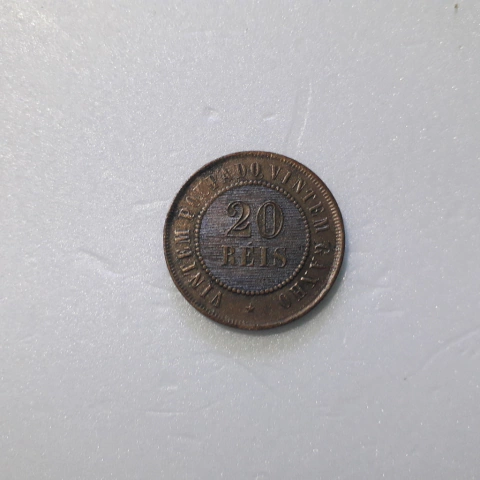 Moeda de 20 Réis de 1904 Bronze VINTÉM MRIO 31