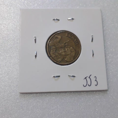 Moeda de 10 Centavos de 2003 Aço Banhado de Bronze Reverso Horizontal à Direita JJ 3 - comprar online