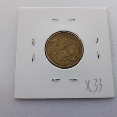 Moeda de 10 Centavos de 2002 Aço Banhado de Bronze Reverso Horizontal à Direita X 33 - comprar online