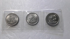Moedas de 50 Centavos de 1986 /1987 /1988 Aço Inox Serie Sob / Fc - comprar online