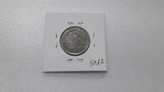 Moeda de 10 Centavos de 1967 Níquel com BONÉ Saliente SM 12 - Mandrade Numismática