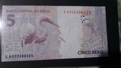 Cédula de 5 Reais de  2017 E A  022406425   Meirelles / Goldfajn FE - comprar online