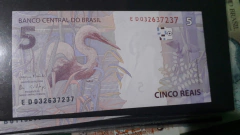 Cédula de 5 Reais de 2017 E D 032637237 Meirelles / Goldfajn FE - comprar online