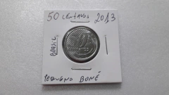 Moeda de 50 Centavos de 2013 Aço Inox Com pequeno BONÉ FF 03 na internet