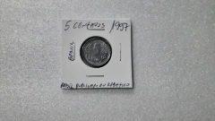Moeda de 5 Centavos de 1997 Aço Inox com BRASIL DUPLO FF03 na internet