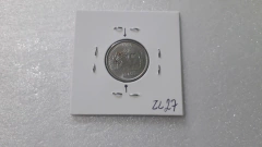 Moeda de 1 Centavo de 1997 Aço Inox Data Vazada e Brasil Duplo  Catalogada ZL 27 - Mandrade Numismática