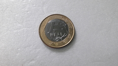 Moeda de 1 Real de 2005 BC com Anverso Duplicado na Legenda Catalogada MH 03