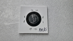 Moeda de 1 Real de 2011 Anel Aço Inox Banhado de Bronze e Núcleo de Aço Inox AL de Real Duplicado MM 15 - Mandrade Numismática
